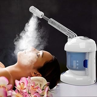 Facial Steamer - Ozone Steamer with Extendable Arm - Professional Nano Ionic Facial Steamer for Deep Cleaning - Portable for Personal Care Use at Home or Salon