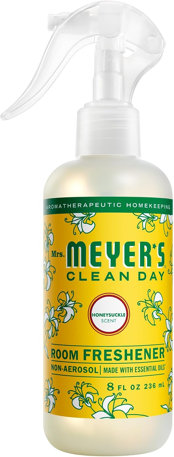MRS. MEYER'S CLEAN DAY Room Spray, Honeysuckle Scent, 8 Fl Oz Bottle