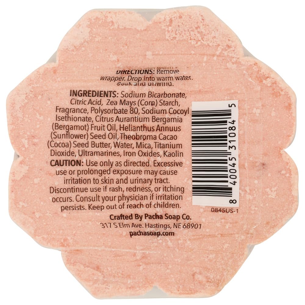 Pacha Soap White Blossom & Fig Bath Bomb, 5 OZ