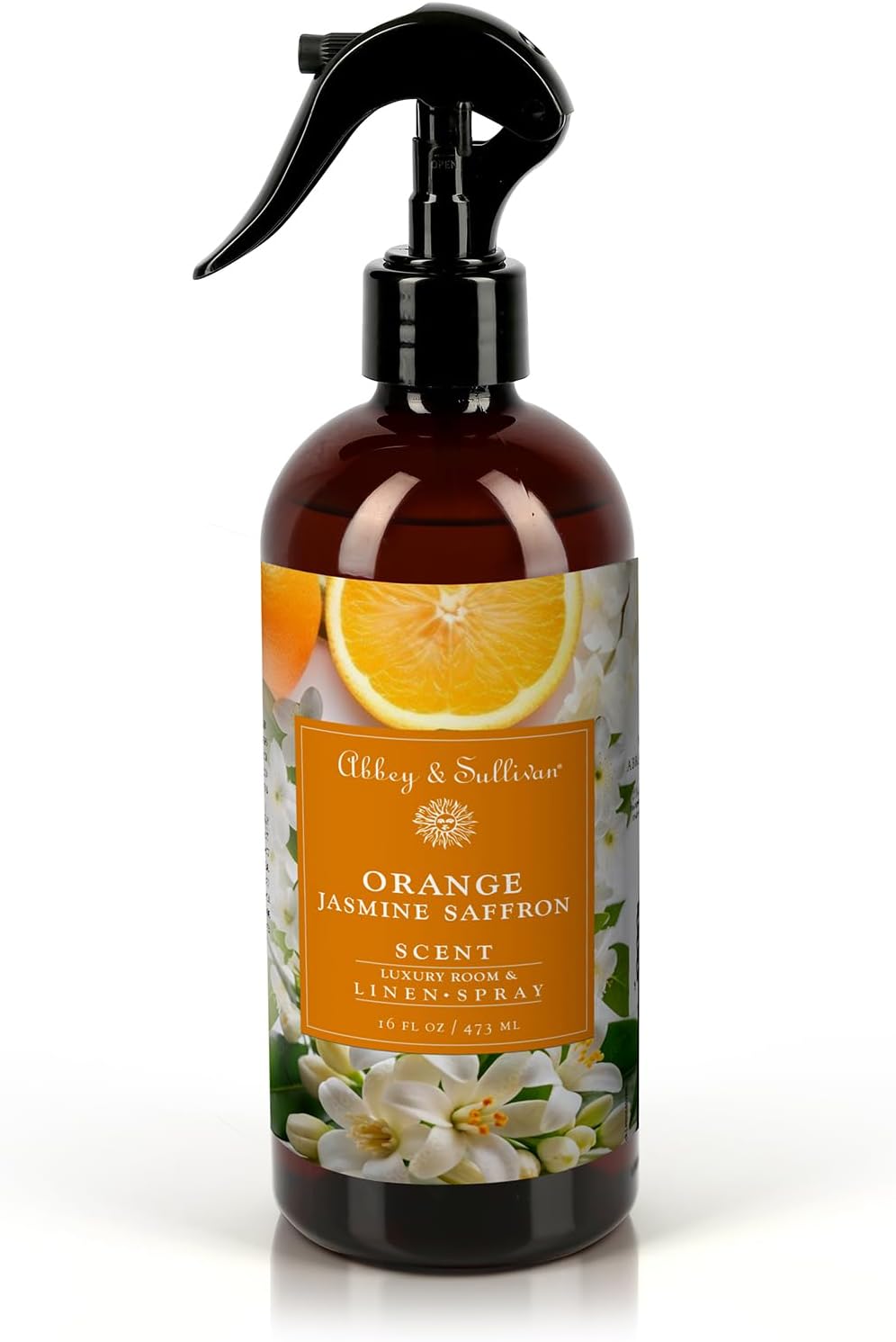 Abbey & Sullivan Linen Spray, Orange Jasmine Saffron, 16 oz