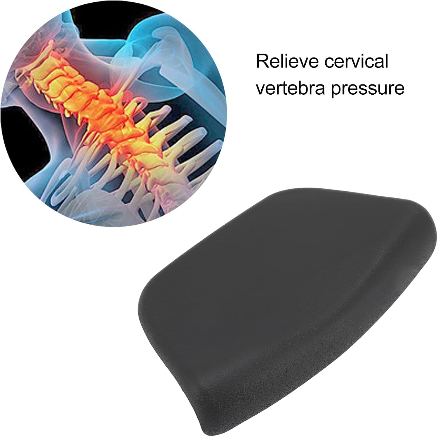 Bath Pillow for Tub, Silicone Small Bath Pillow with Non Slip Suction Cups, Relaxing Spa Essentials Bathtub Cushion for Bathtub, Hot Tub, Home Spa, Neck Head and Back Support