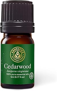 Aromatics International Wildcrafted Cedarwood Essential Oil 5ml | 100% Pure Essential Oil for Diffusion, Aromatherapy & Wellness Use