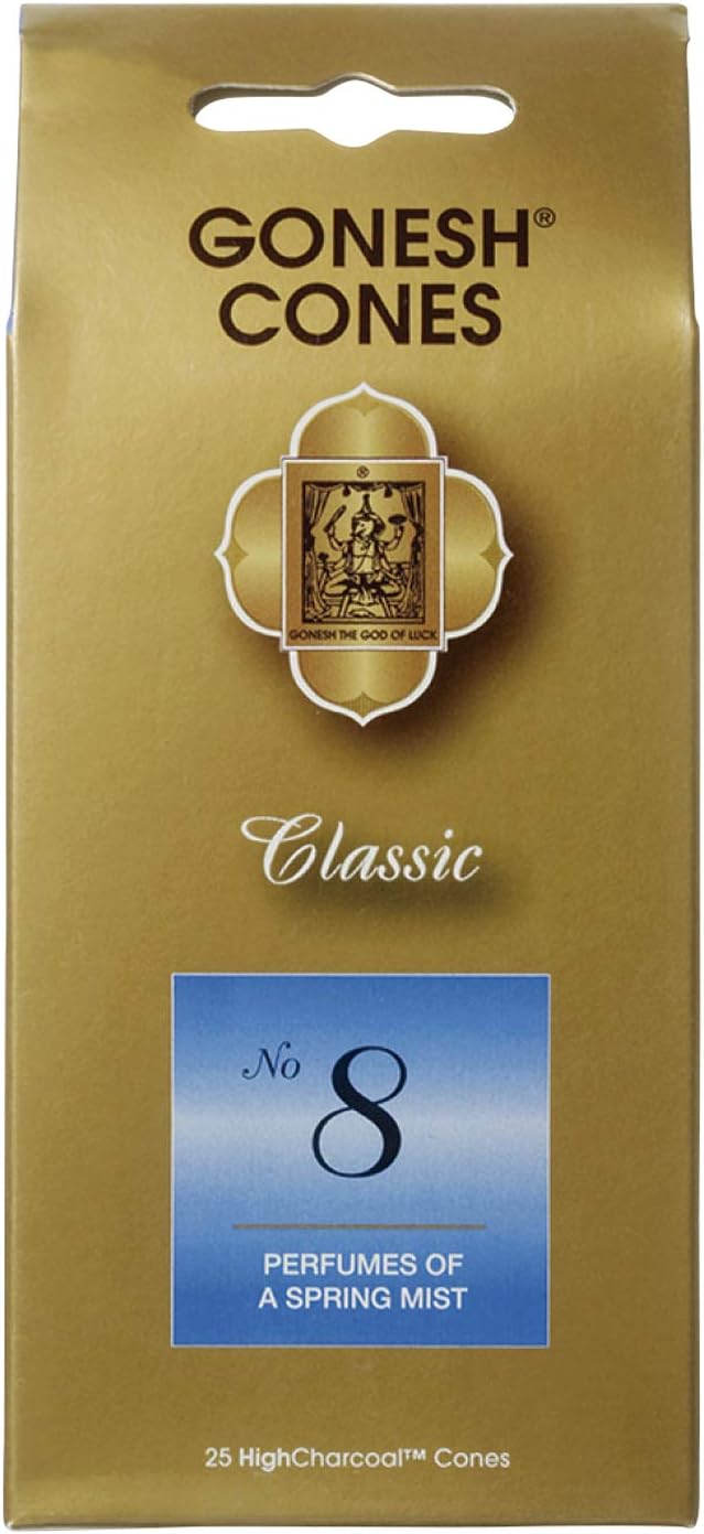 Gonesh GOCO08 Cones No.8, Perfumes of a Spring Mist Incense Sticks