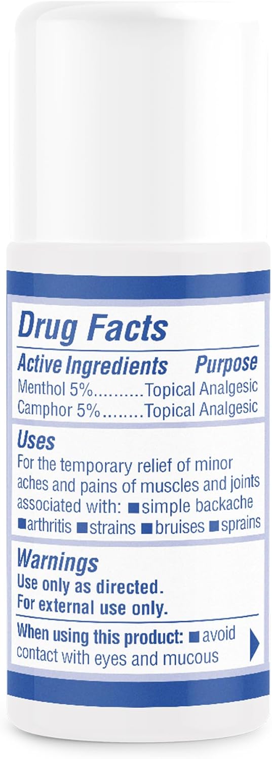 ASUTRA Recovery Roll-On Gel, 1.7 oz - Cooling and Warming Sensation, Temporary Relief from Muscle Discomfort and Soreness, Mess-Free Applicator, Menthol, Camphor, and Premium-Quality Magnesium