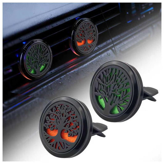 2PCS 30mm Tree of Life Car Essential Oil Diffuser Vent Clip
