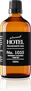 AirScent Hotel Diffuser Oil No. 1055 Inspired by Energize Hotel Scent - Peppermint Eucalyptus White Tea - Fragrance Oil Blend for Ultrasonic and Waterless Diffusers and Crafting - 120 mL