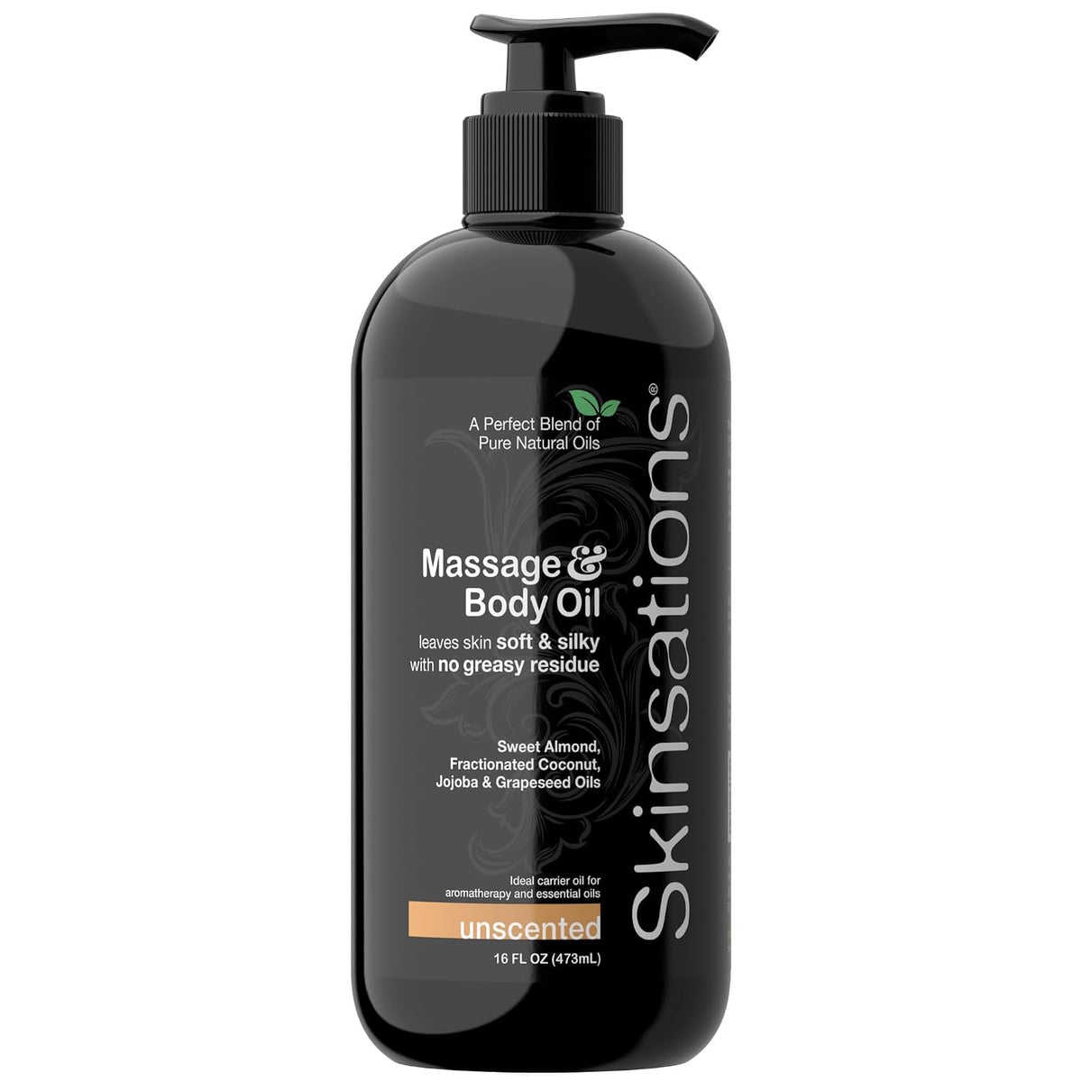 Skinsations - Unscented Massage Oil for Massage Therapy - 16oz