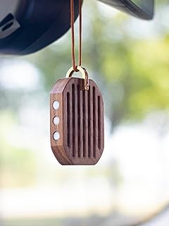 Hanging Car Air Freshener 【Custom Your Own Scent】 Wood Air Freshener Car Essential Oil Diffuser for Home Office Wardrobe Portable Aromatherapy Diffuser