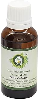 Frankincense Essential Oil | Boswellia Carterii | for Body | for Relaxation | for Skin Therapy | 100% Pure Natural | Steam Distilled | Therapeutic Grade | 5ml | 0.169oz by R V Essential
