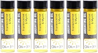 Swanson Christian Products Anointing Oil - Frankincense and Myrrh - 1/4 Ounce - Package of 6