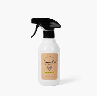 Laundrin Botanical Fabric Mist Bergamot & Cedar Deodorizing Spray 10.1 fl oz (300 ml), Pet Odor Eliminator for Home, Room Essentials Fabric Spray, Odor Removal for Mattress, Curtain, Sofa, Carpet