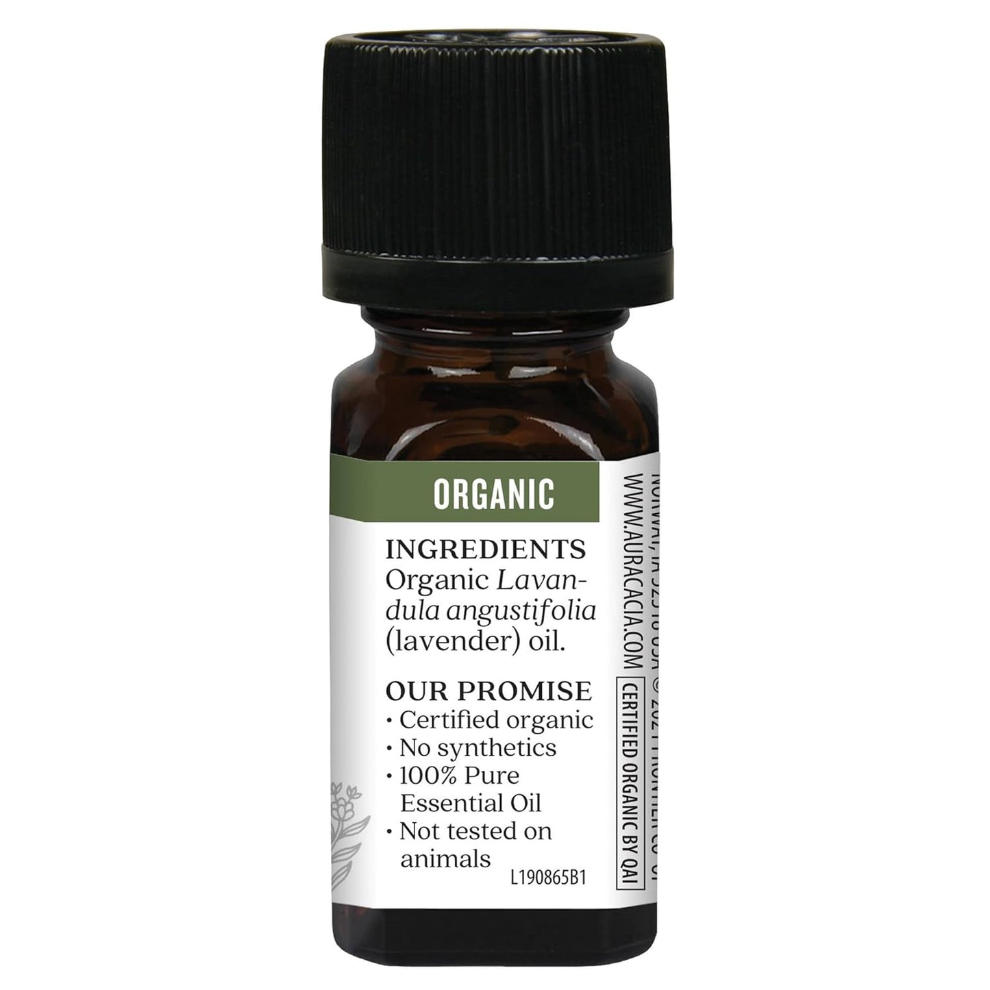 Aura Cacia Organic French Lavender, 0.25 FZ