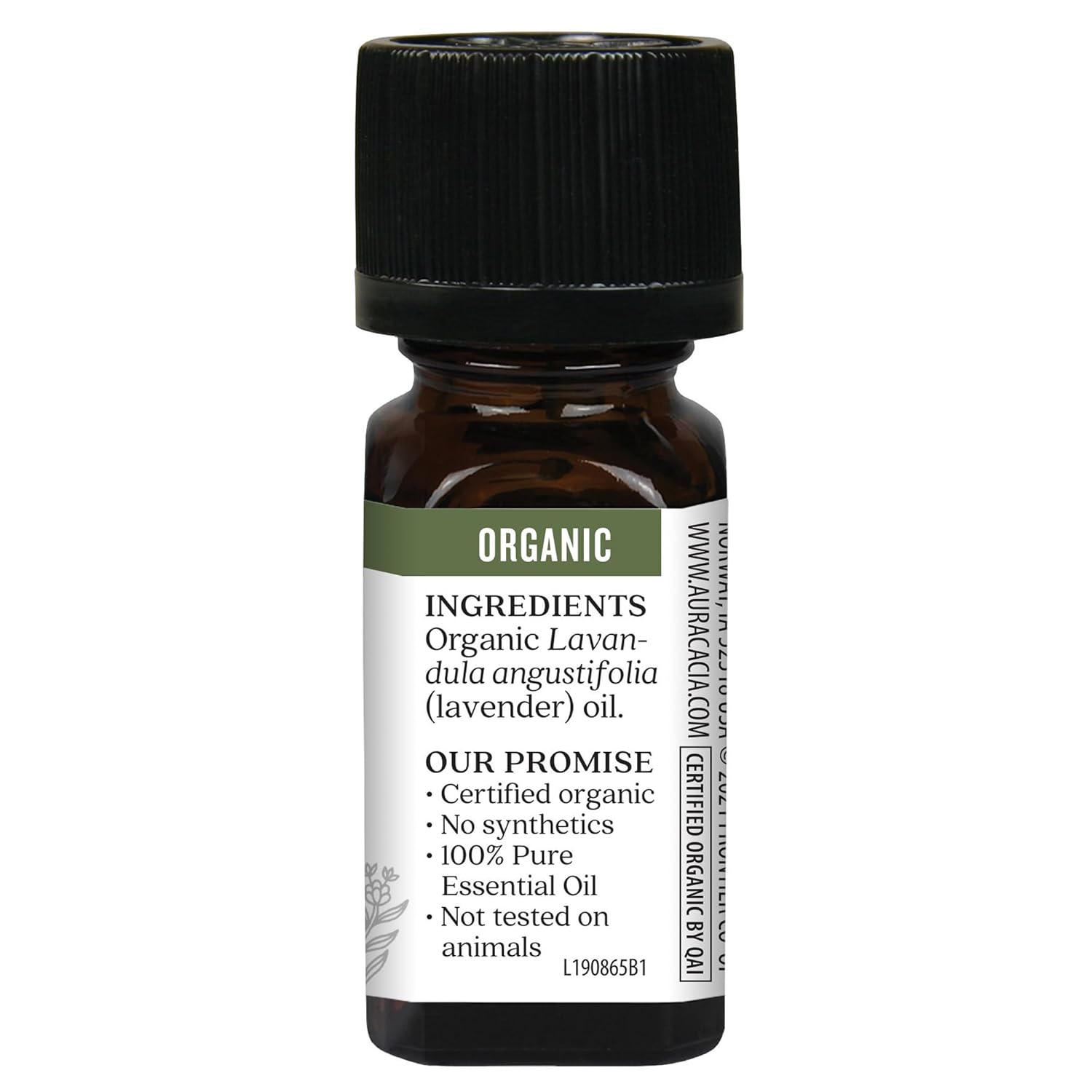 Aura Cacia Organic French Lavender, 0.25 FZ
