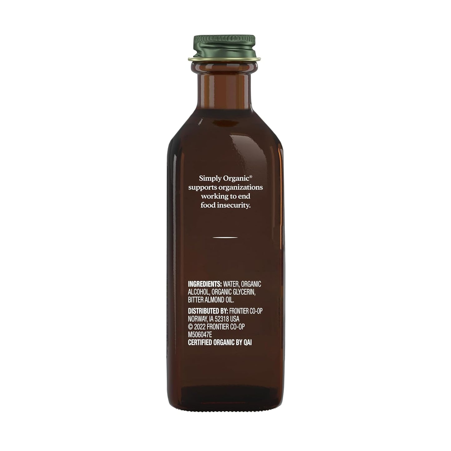 Simply Organic Almond Extract, 4 Ounce Glass Jar, Warm Sugar-free Vegan Flavor for Desserts, Coffee and Smoothies