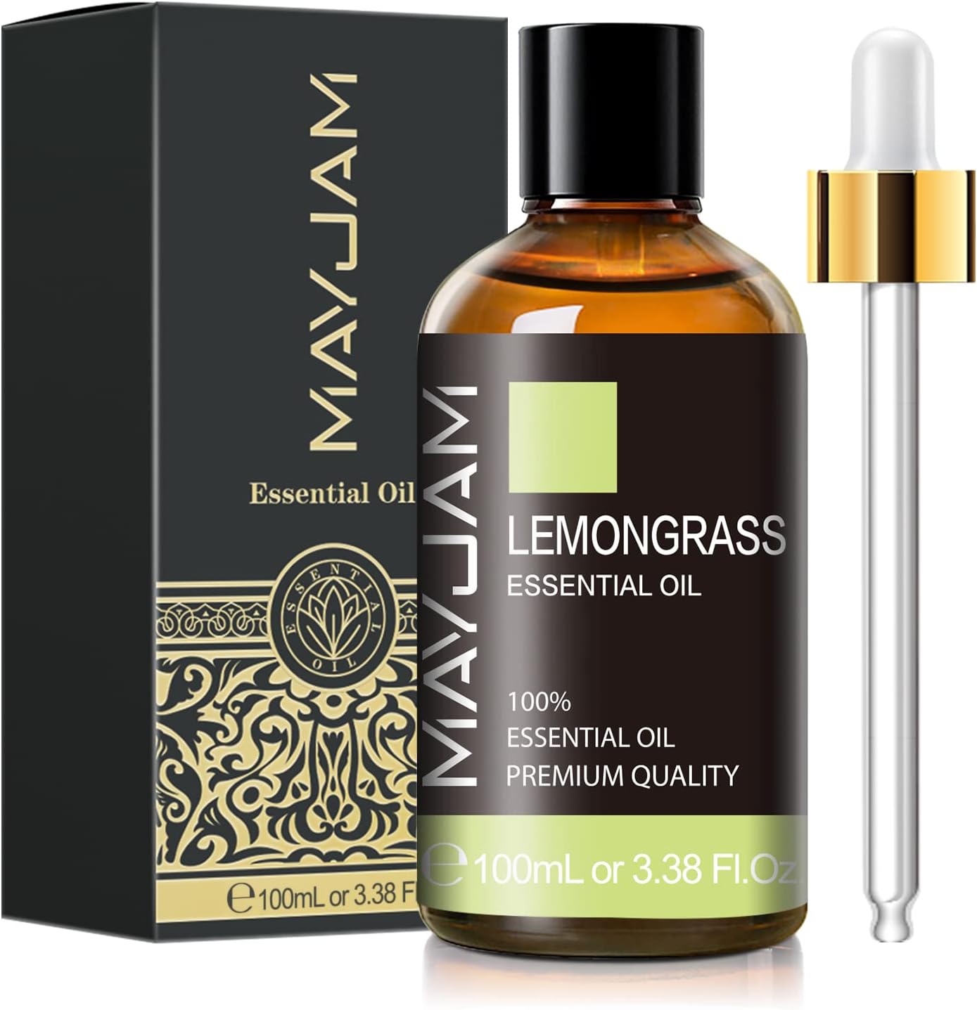 MAYJAM 100ML/3.38FL.OZ Lemongrass Essential Oil and Lemon Essential Oil