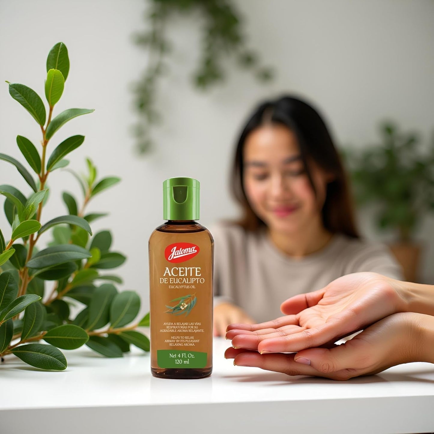 Jaloma Eucalyptus Oil, Moisturizing and Refreshing Skin Care Oil, 4Pack of 4FL Oz Each (Pack of 4)