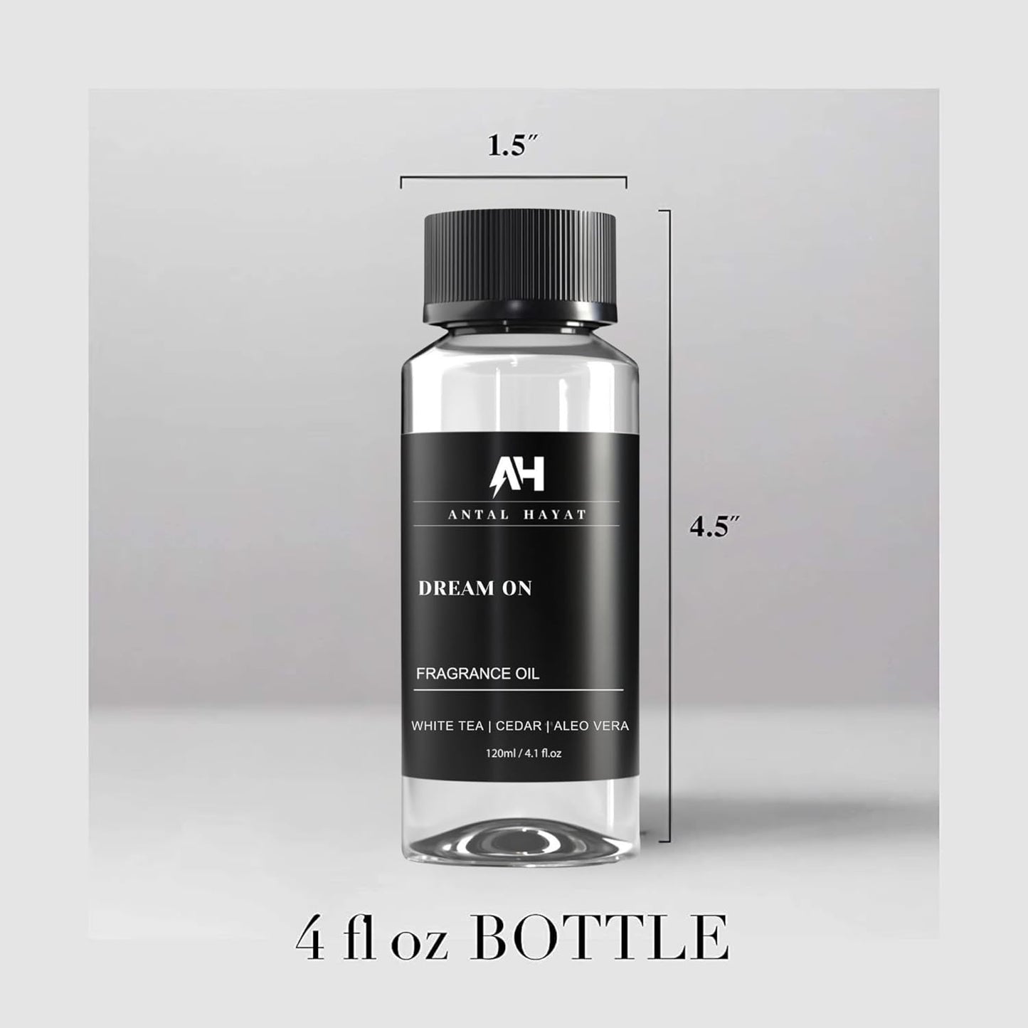 Dream On Diffuser Oil 120ml – Hotel Collection Essential Oils for Diffuser – White Tea, Vanilla & Cedarwood – Luxury Home Scent – Hotel Inspired Aromatherapy Oil for Home & Office