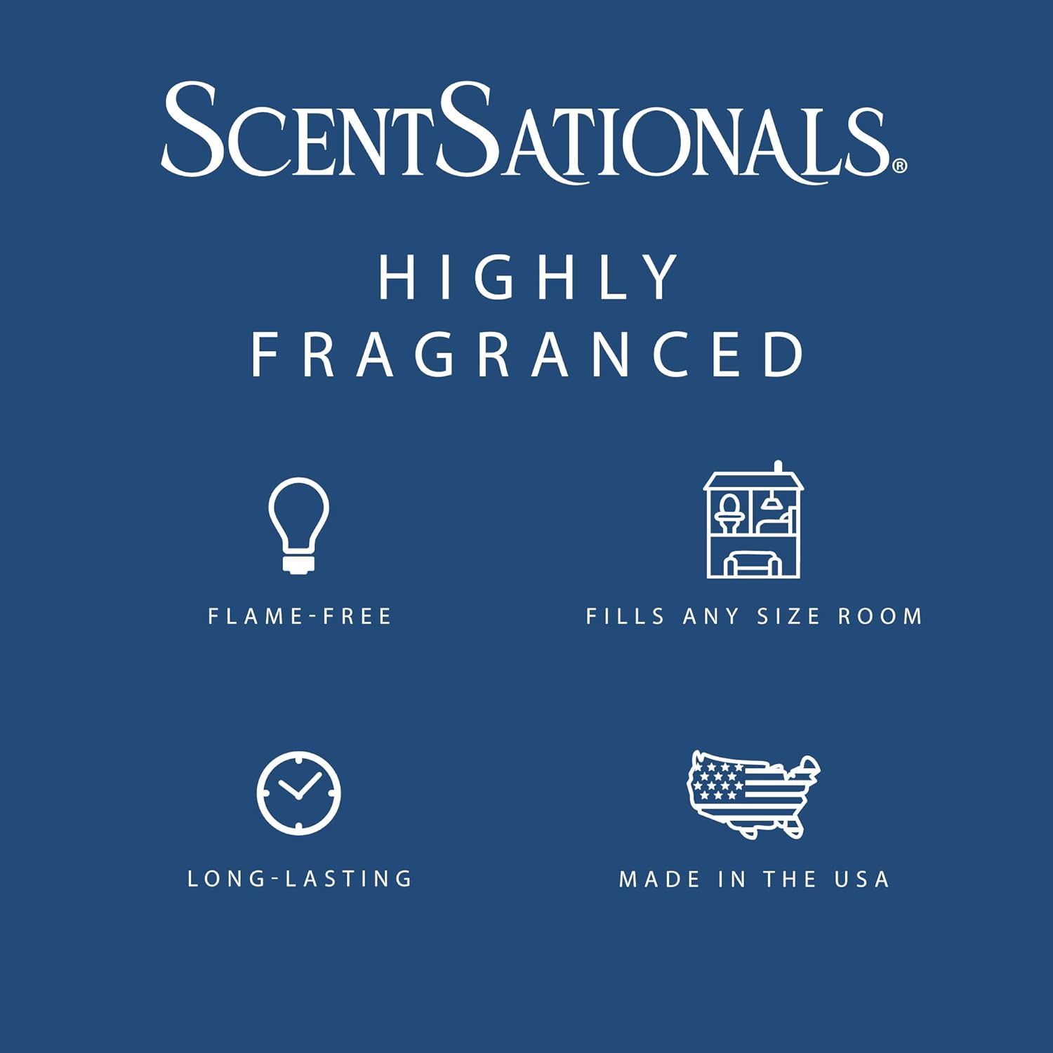 ScentSationals Vanilla Bean Scented Wax Melts - Vanilla & Sugarcane, 10oz (24 Cubes)
