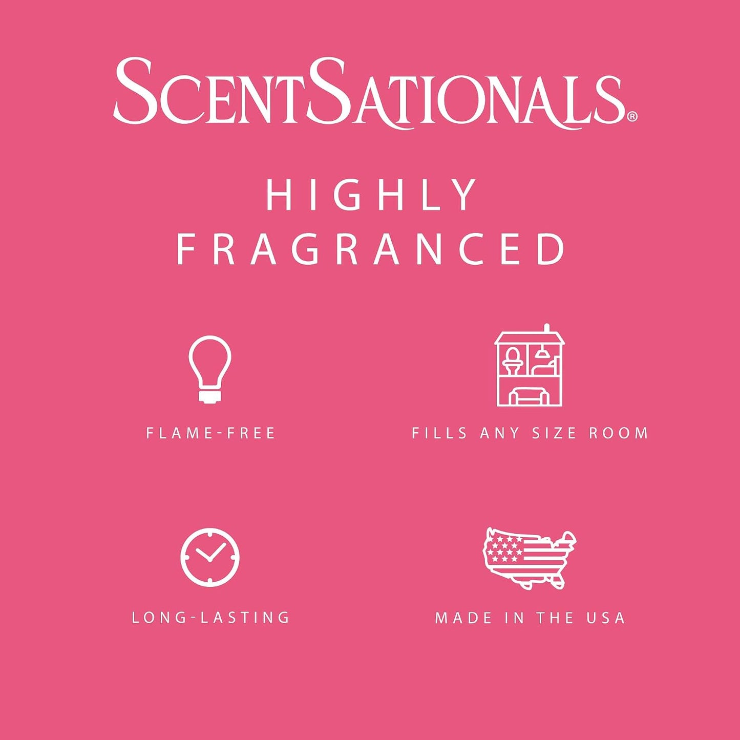 Scentsationals Strawberry Splash Scented Wax Melts - Strawberries, Lime, & Sugarcane, 10oz (24 Cubes)