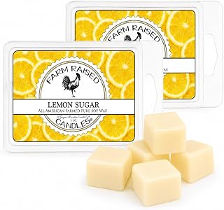 Lemon Sugar - USA Made Soy Wax Melts, 2 Pack, 6 oz