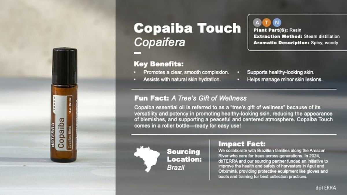 doTERRA Copaiba Touch - Copaifera Essential Oil - 10 mL