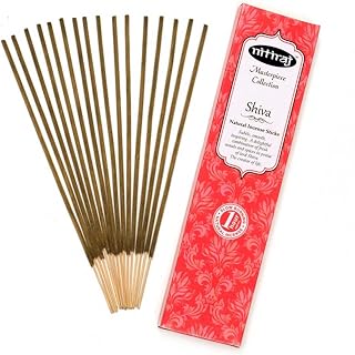 Nitiraj Masterpiece Collection Incense 2-Pack 25gm 1 Hour per Stick Shiva
