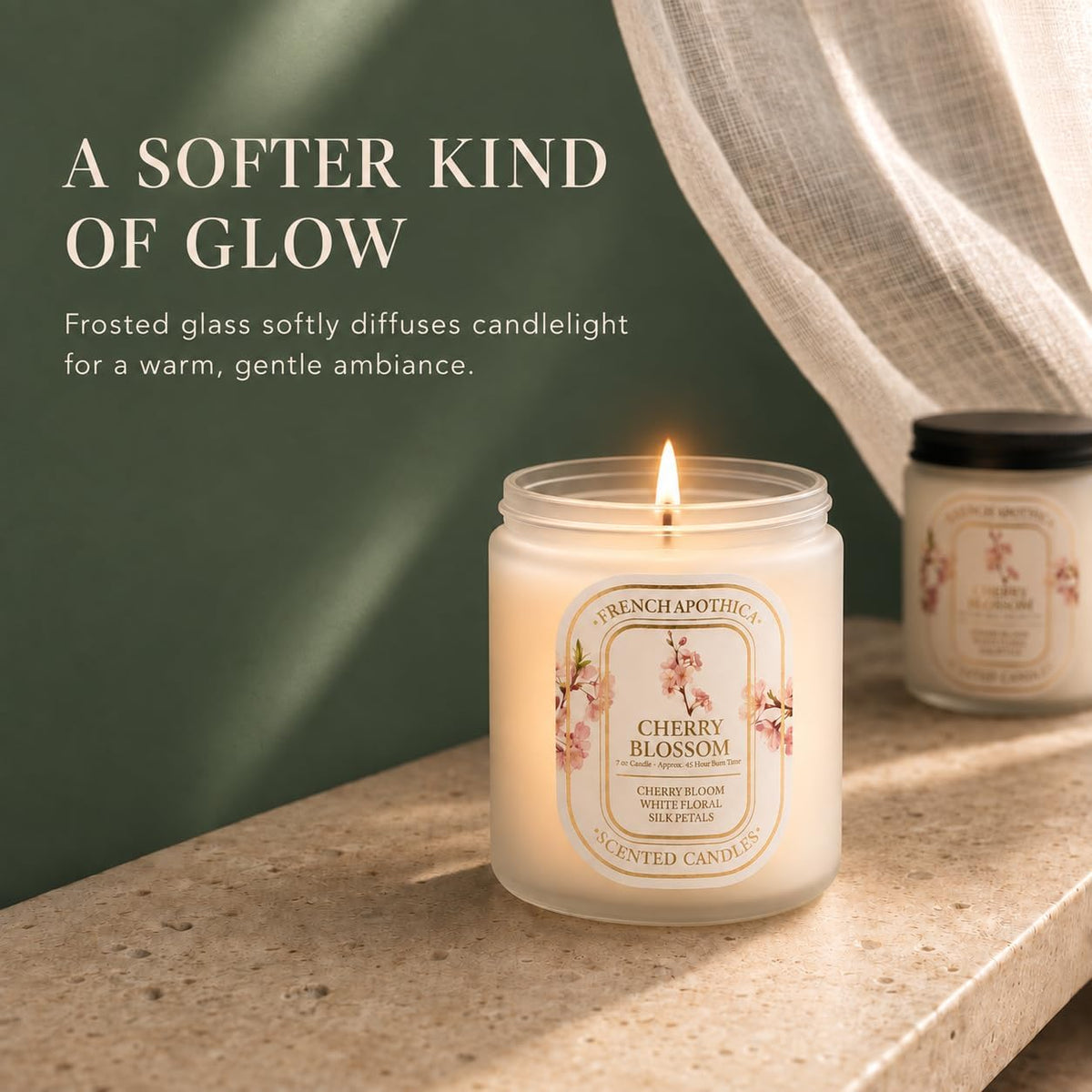 4 Pack Scented Candles for Women, Natural Soy Candles for Home Scented