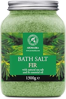 Fir Bath Salt with Natural Fir Essential Oil 46 Ounces - Natural Bath Sea Salt - Coniferous Salts - Best for Bath - Relaxing - Body Care - Beauty - Aromatherapy