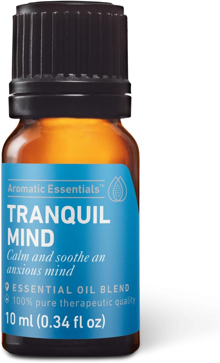 Aromatics International Tranquil Mind Essential Oil Blend, 10ml | Aromatherapy Oil for Calm Focus