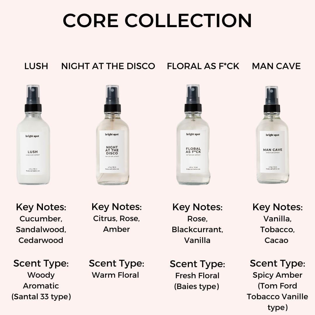 Linen Spray 4 oz for Bedding Surf Shack Scent - Long-Lasting Freshener for Pillows and Sheets - Santal Coconut