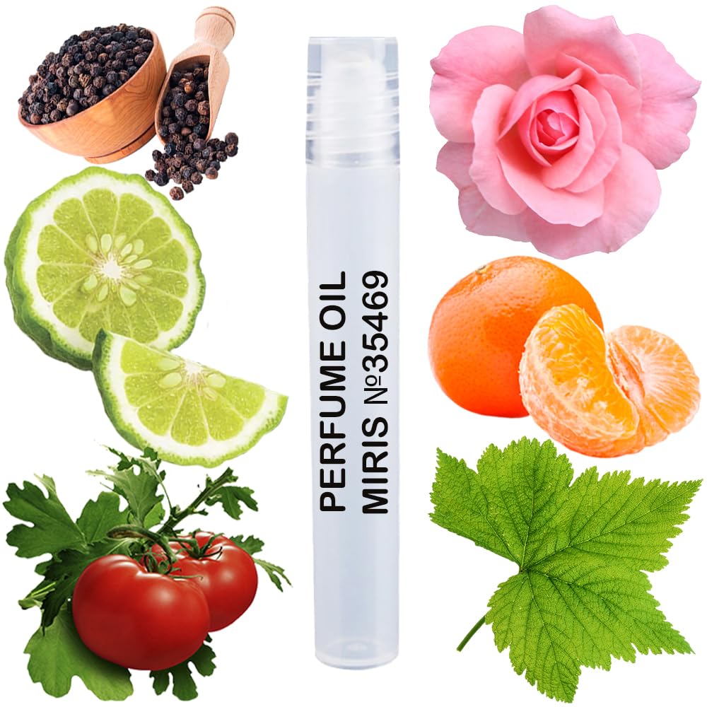 MIRIS No. 35469, Inspired by Lac Essential, Long-Lasting Perfume Oil for Men Roll-On, Rollerball 0.34 Fl Oz / 10 ml