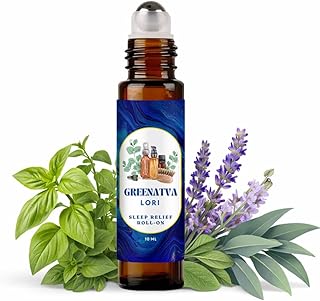 Lori by Greenatva - Natural Sleep Essential Oil Roll On - 10ml (.33 fl oz), Blend with Lavender, Eucalyptus, Chamomile 100% Pure Aromatherapy Oils, Easy to Use Roller Ball