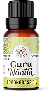 GuruNanda Lemongrass Essential Oil (0.5 Fl oz), 100% Pure, Undiluted Aromatherapy Oil for Diffusers