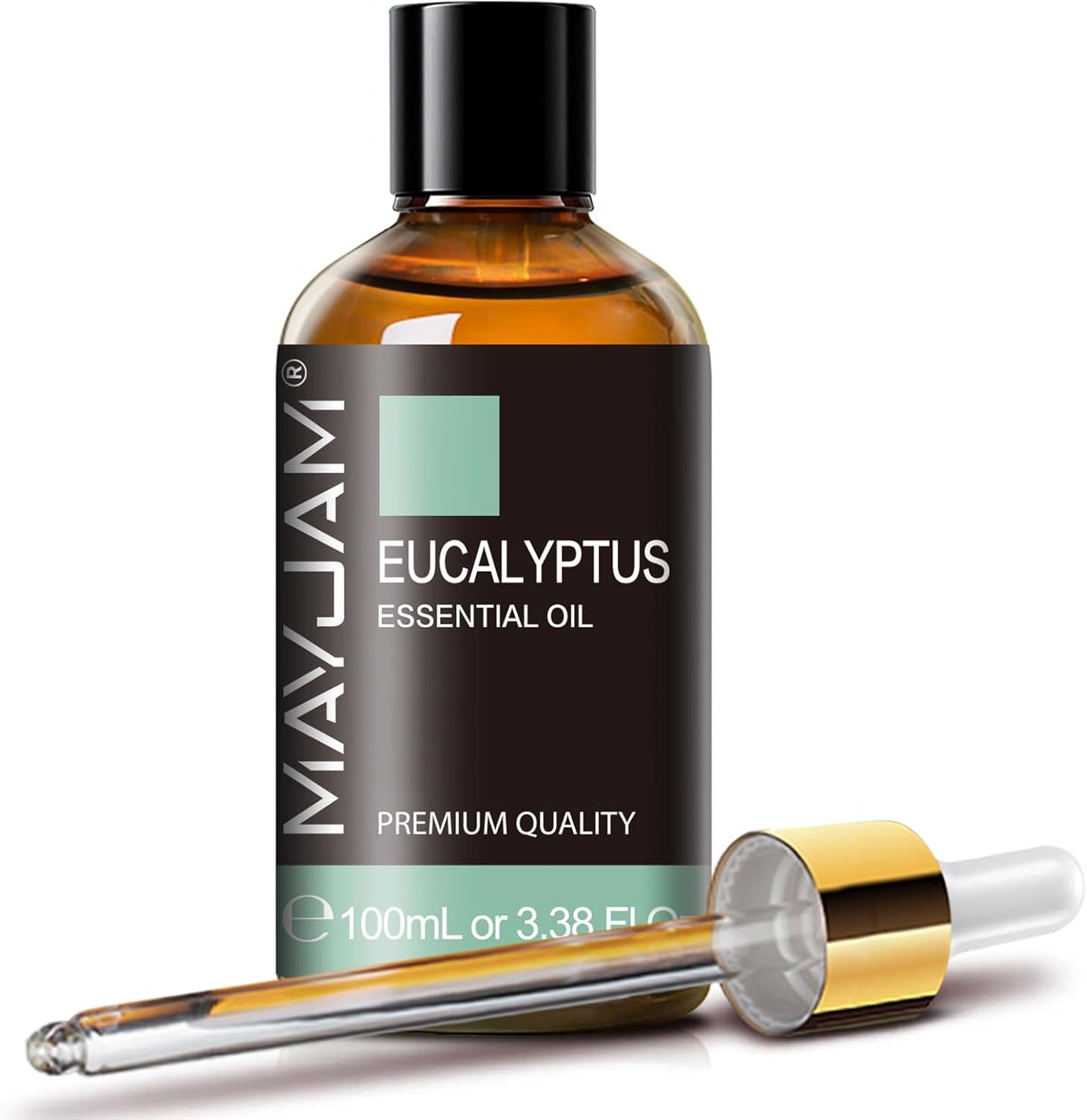 Eucalyptus Essential Oil, MAYJAM 3.38fl.oz Large Bottle Pure Essential Oils, Perfect for Living Room Bedroom Office Car Use