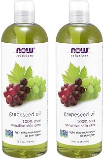 Now Foods Grape Seed Oil, 32 oz (16oz X2)