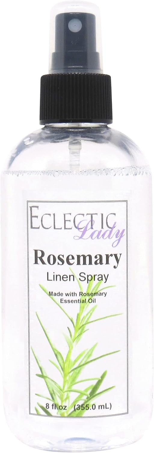 Rosemary Essential Oil Linen Spray, 16 oz, For Bed, Fabric & Pillow