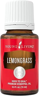 Young Living Lemongrass Essential Oil | 15 ml | Fresh Citrus Aroma for Diffusers, Massage & Aromatherapy | Cymbopogon Flexuosus Botanical Oil | Bright Lemon Scent | Seed to Seal Quality