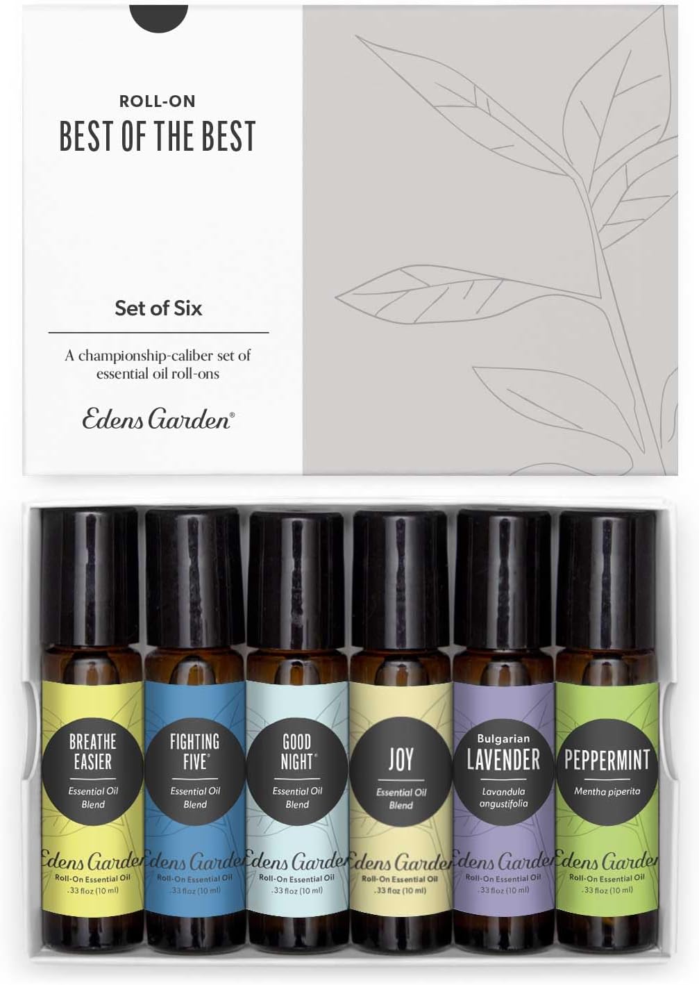 Edens Garden Essential Oils Best of the Best Roll-On 6 Set – 100% Pure
