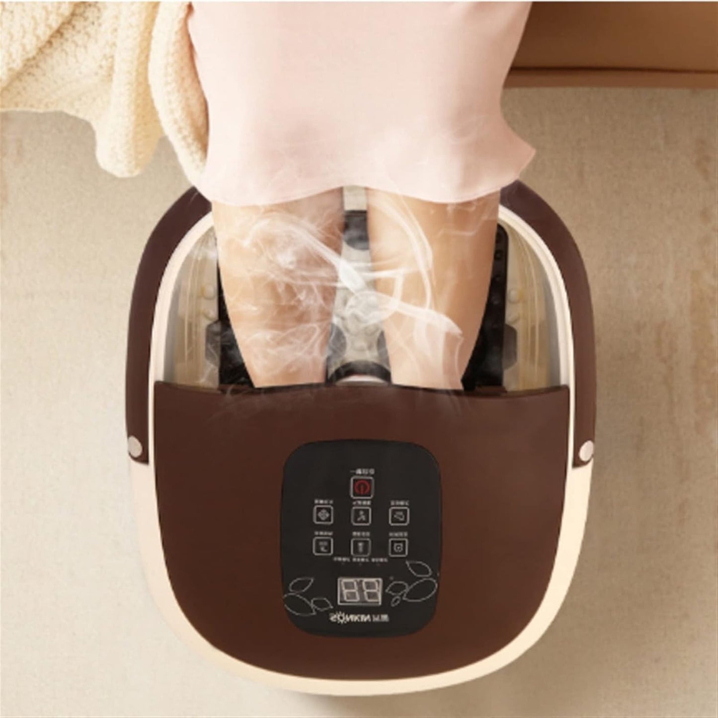 Foot Baths Foot Bath Bucket Automatic Soaker Tub Massage Heating Constant Temperature Soaking High and Deep