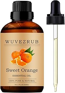 Sweet Orange Essential Oils 60ML, Pure Sweet Orange Essential Oil for Aromatherapy Diffuser - 2 Fl Oz