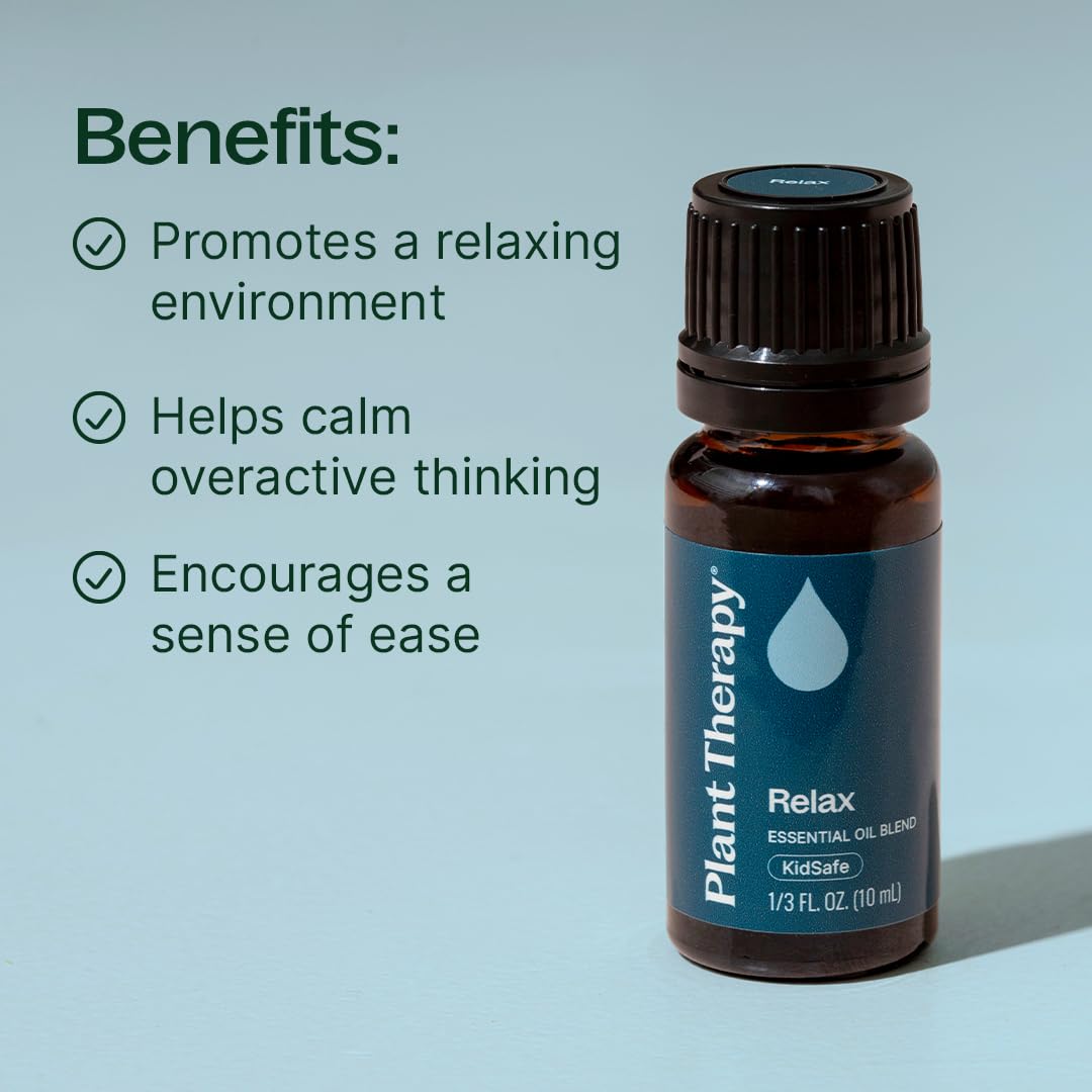 Plant Therapy Relax Essential Oil Blend 10 mL (1/3 oz)