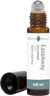 EaseAway Extra Strength Essential Oil Roll On, Essential Oil Blend for Head Relief, Relaxation, and Skincare, Leak-Proof Rollerball, Tension Relief Roll-on (10 mL)