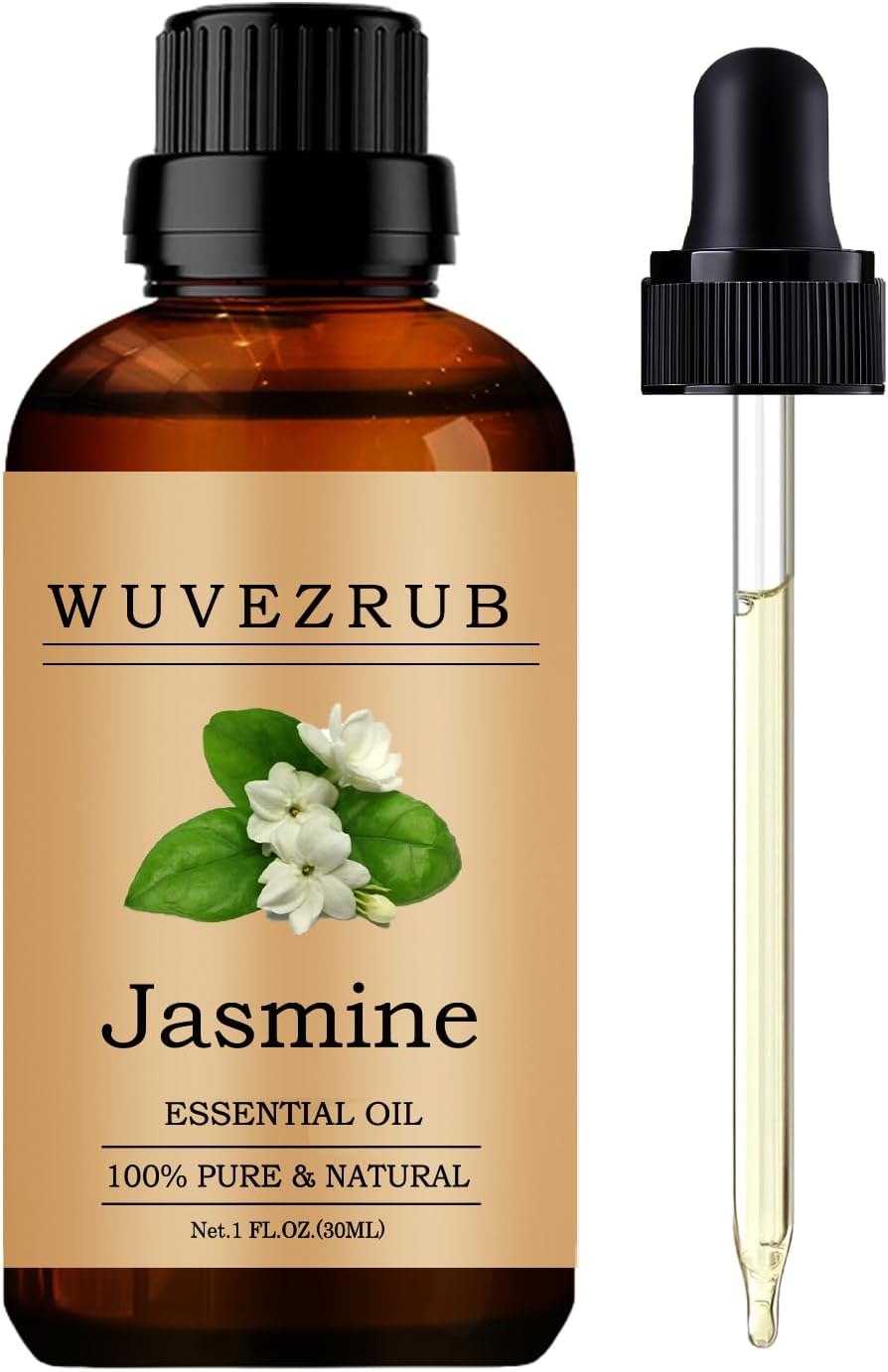 Jasmine Essential Oils, 30ML Pure and Natural Essential Oil for Aromatherapy Diffuser - Jasmine /1 Fl Oz