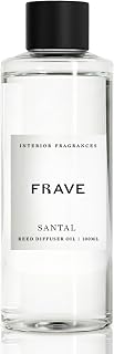 Santal Reed Diffuser Oil Refill 100ml, 3.38 oz, Luxury Home Fragrance with Warm Musk & Wood Notes, Long Lasting Aroma Inspired by 1 Hotels Miami, for Bedroom & Bathroom