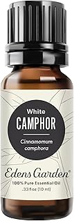 Edens Garden Camphor- White Essential Oil, 100% Pure Therapeutic Grade (Undiluted Natural/Homeopathic Aromatherapy Scented Essential Oil Singles) 10 ml