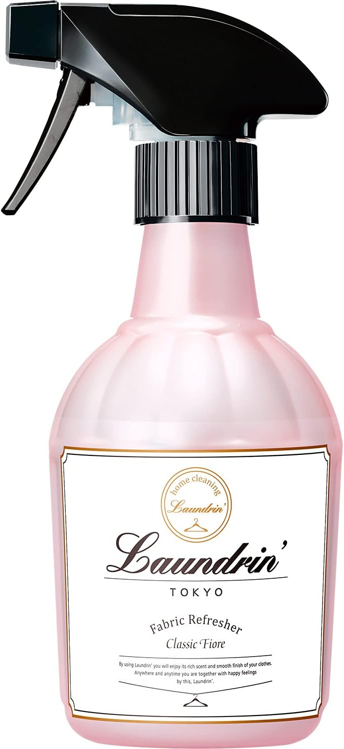 Laundrin Fabric Refresher Spray, Pet Odor Eliminator for Home, Room Essentials Fabric Spray for Mattress, Curtain, Sofa, Carpet, Furniture, and Bedding - 300ml, Classic Fiore