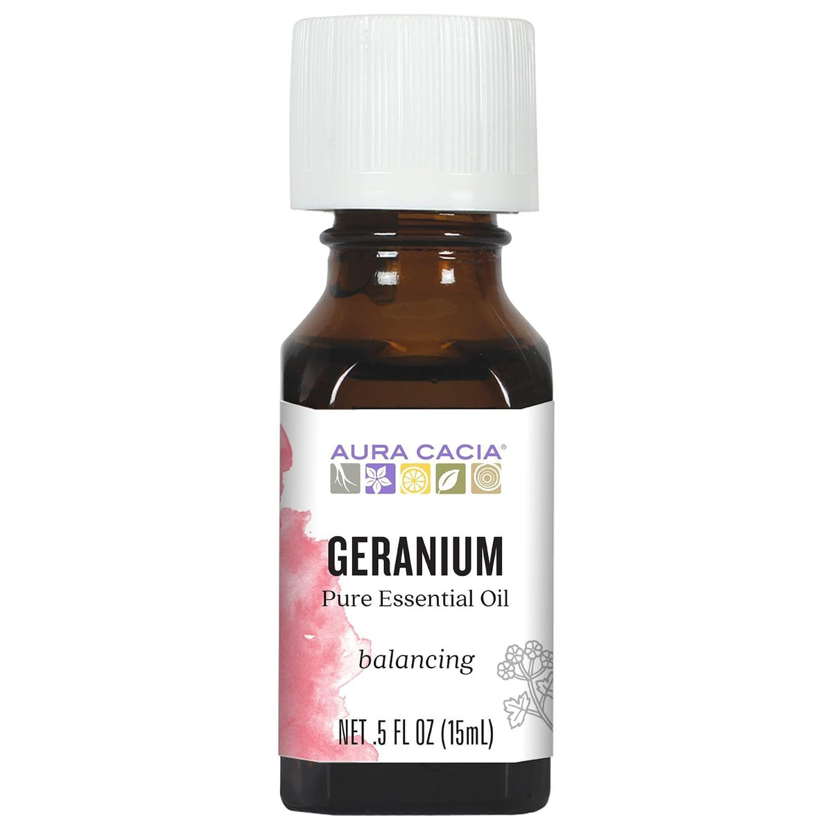 Aura Cacia 100% Pure Geranium Essential Oil
