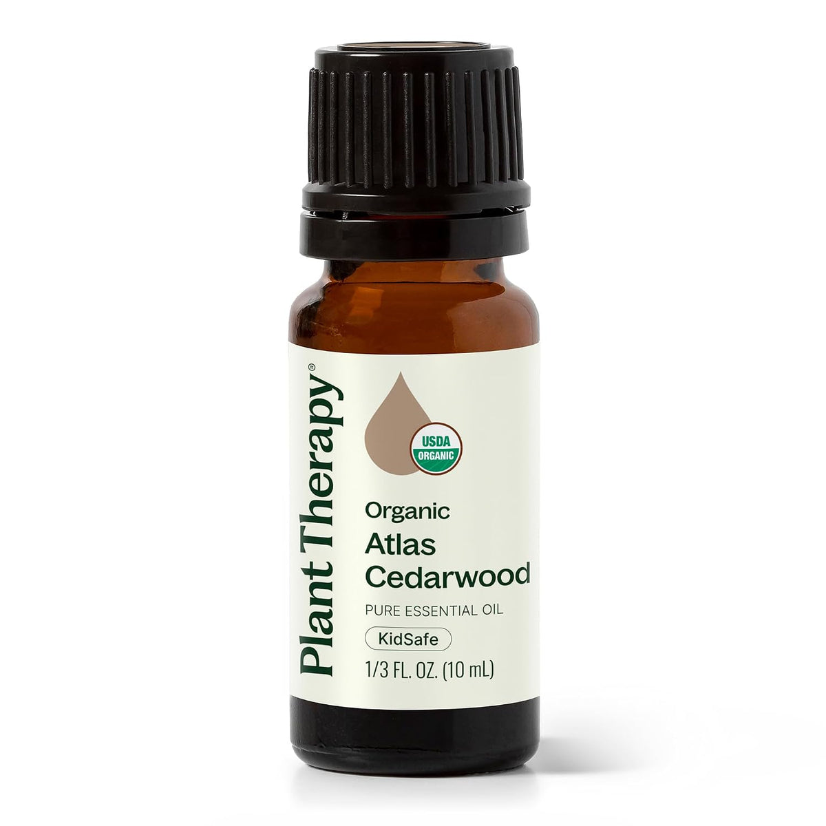 Plant Therapy Atlas Cedarwood Essential Oil 10 mL USDA Certified Organic