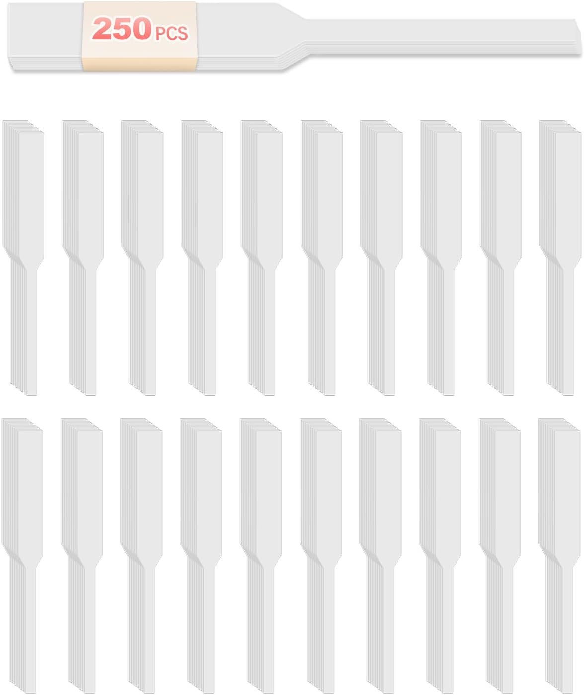 250/500/1000/2500 Pieces Perfume Tester Strips, Disposable Fragrance Test Strips, Pure White and Strong Absorbent, Fragrance Blotter Strips, Scent Strips, for Fragrances Essential Oils Spice