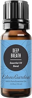 Edens Garden Deep Breath Essential Oil Blend- 100% Pure Premium Grade, Undiluted, Natural, Therapeutic, Aromatherapy, The Best for Diffusing, Skin, Humidifiers, Candle 10 ml (.33 fl oz)